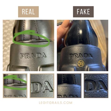 how to spot a fake prada shoes|how to authenticate prada shoes.